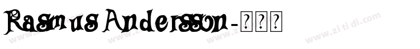 Rasmus Andersson字体转换